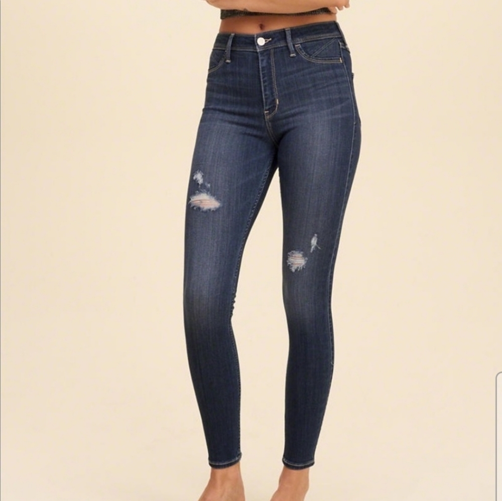 High rise Jean legging.